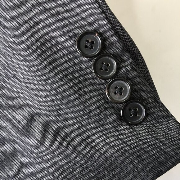 Ermenegildo Zegna Traveller Charcoal Gray Three Button Blazer Jacket Size 56R - Picture 6 of 12